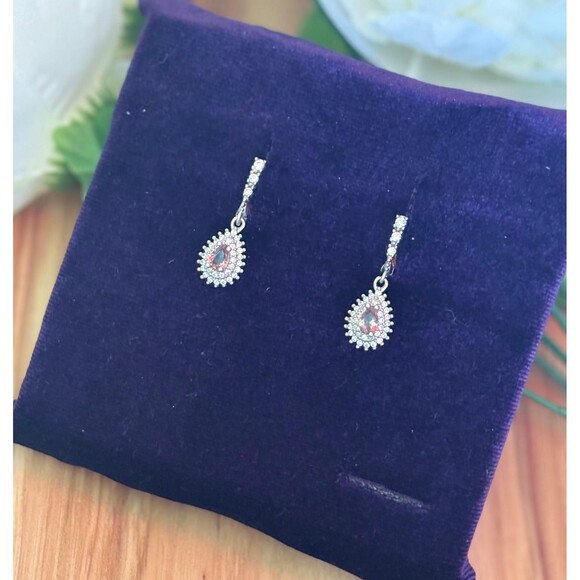 925 Sterling Silver Turkish Zultanite Earrings for Women - Picture 8 of 8